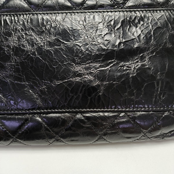 PORTOBELLO Quilted Calfskin Black