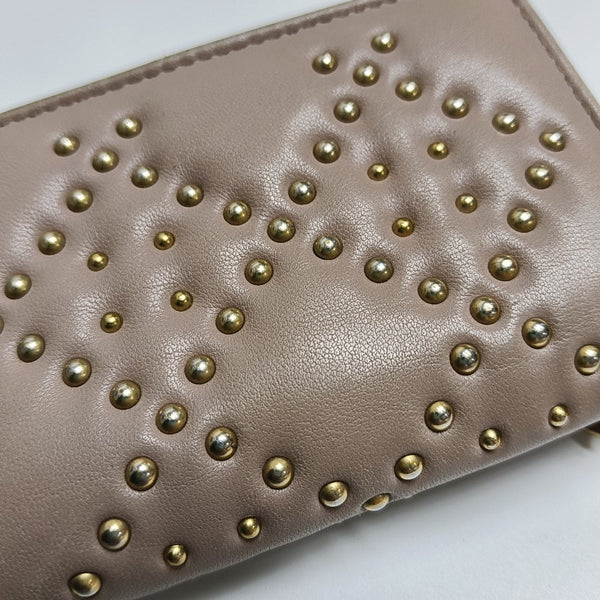 Calfskin Card Holder Pink