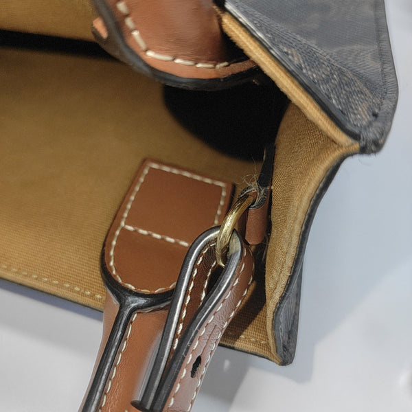 CABAS CELINE Mini Coated Canvas Brown