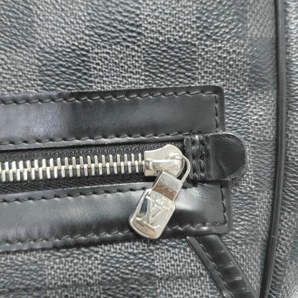 DISTRICT GM Damier Graphite Coated Canvas Black