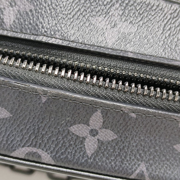 SOFT TRUNK Mini Monogram Coated Canvas Black