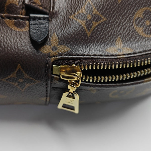 PALM SPRINGS PM Monogram Coated Canvas Brown