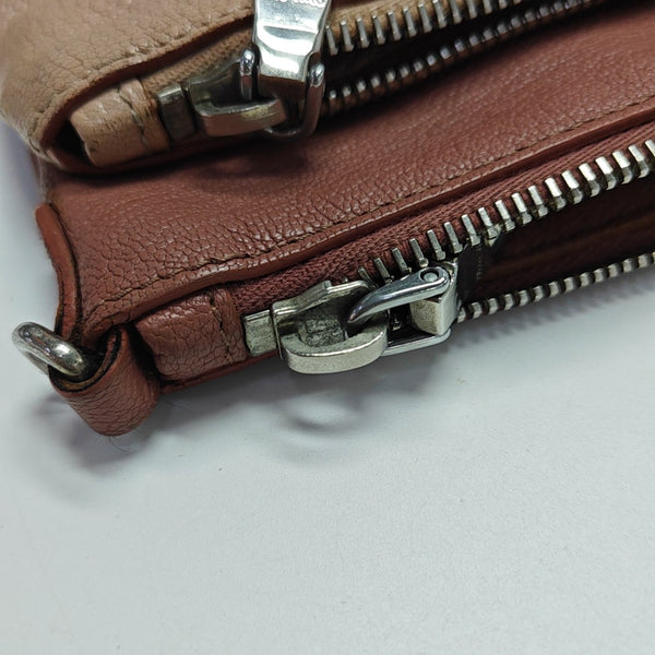 Calfskin Shoulder Bag Pink