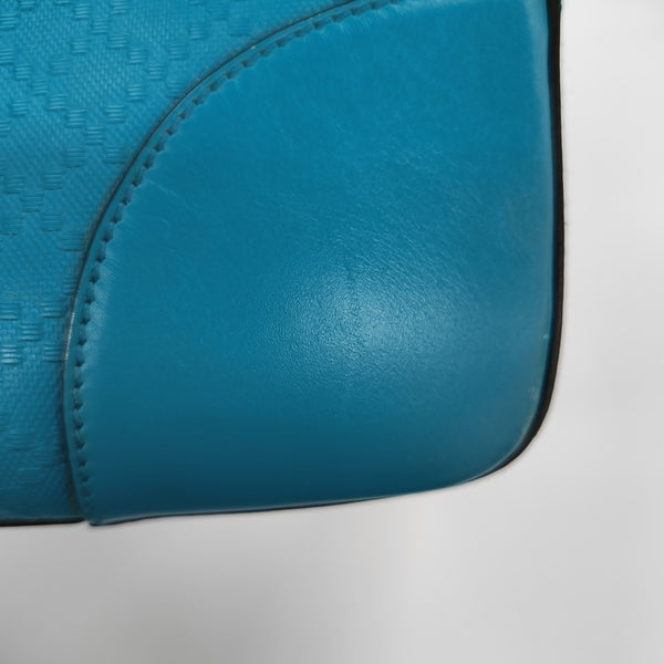 Quilted Calfskin Shoulder Bag Blue