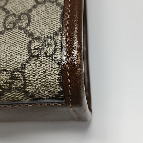 Retro Mini Monogram Coated Canvas Beige