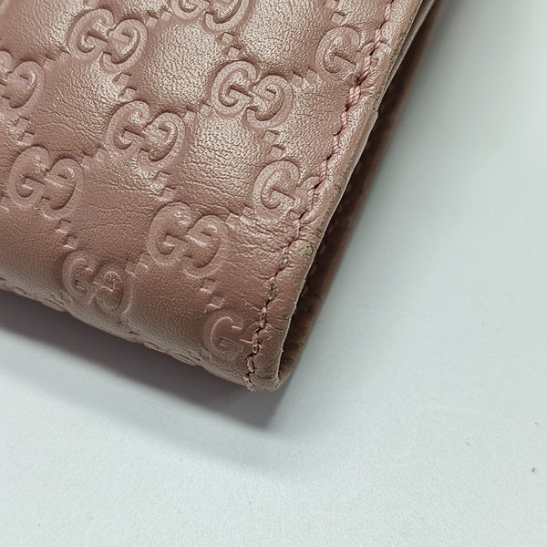 Monogram Calfskin Wallet Pink