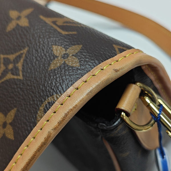DIANE Monogram Coated Canvas Brown