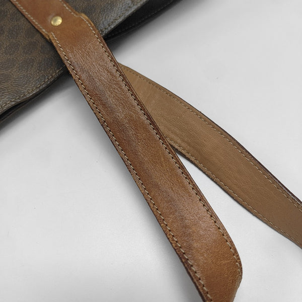 MACADAM SHOPPING BAG Coated Canvas Brown