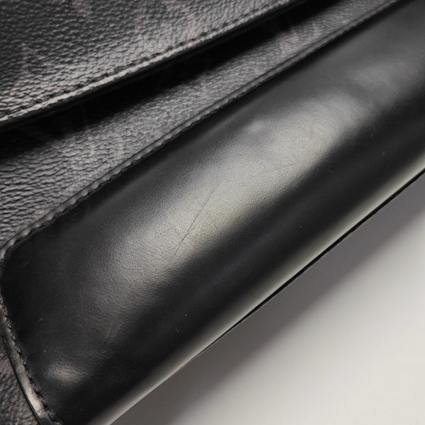 VOYAGER PM Monogram Coated Canvas Black
