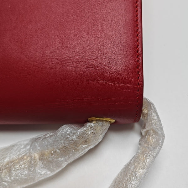 KATE Medium Calfskin Red