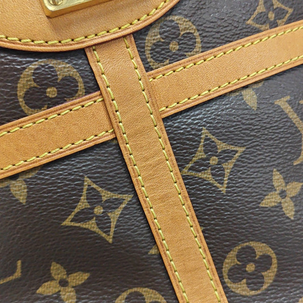 DUFFLE Monogram Coated Canvas Brown