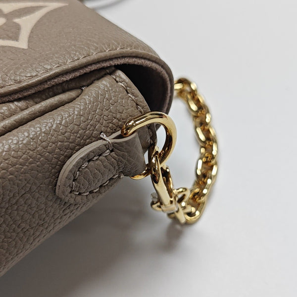 IVY Monogram Calfskin Gray