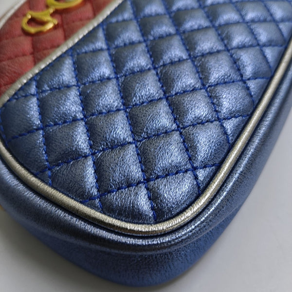 Zumi Mini Quilted Calfskin Multicolor