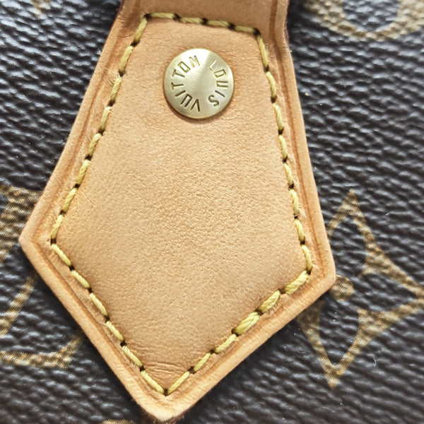 SPEEDY 30 Monogram Coated Canvas Brown