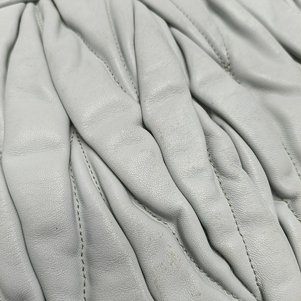 Miu Coffer Lambskin Blue