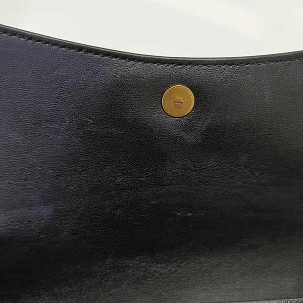 Calfskin Shoulder Bag Black