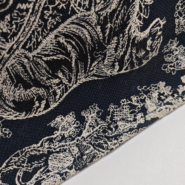 Book Tote Medium Fabric Blue