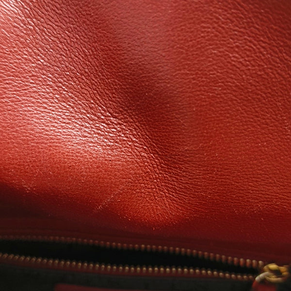 Lady Dior Mini Cannage Lambskin Red
