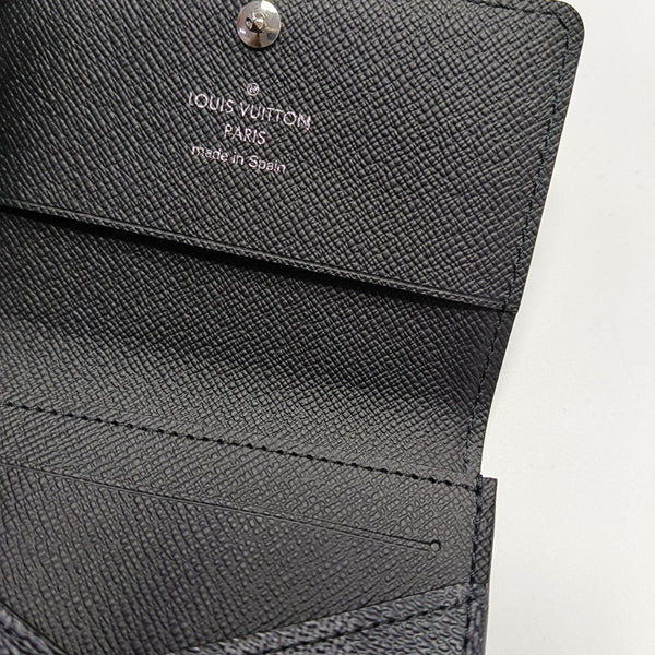 ENVELOPPE Damier Graphite Coated Canvas Gray Card Holder