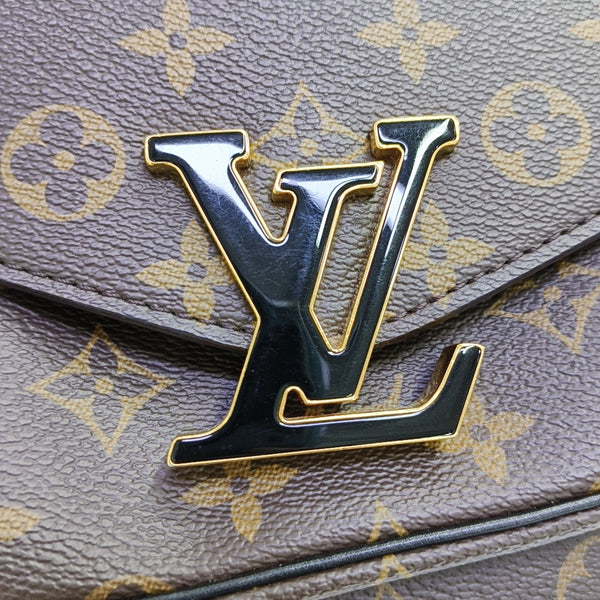 PASSY Monogram Coated Canvas Brown