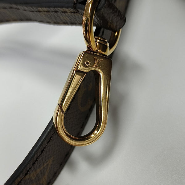 MONTAIGNE Monogram Coated Canvas Brown