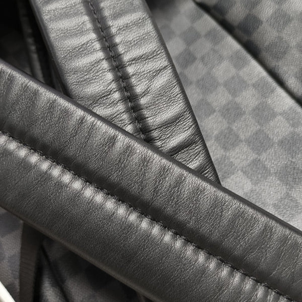 CHRISTOPHER Damier Graphite Coated Canvas Gray