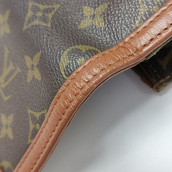 DAME Monogram Coated Canvas Brown