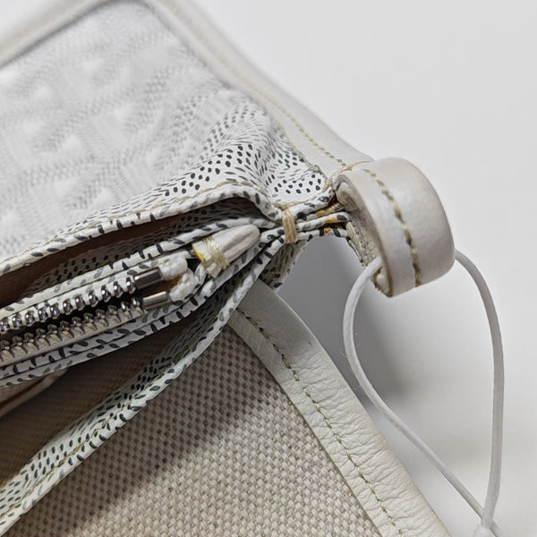 Plumet Coated Canvas White