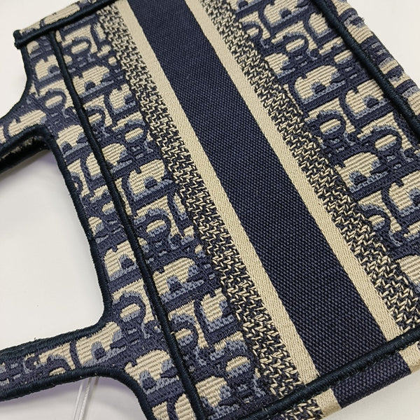 Book Tote Mini Canvas Blue