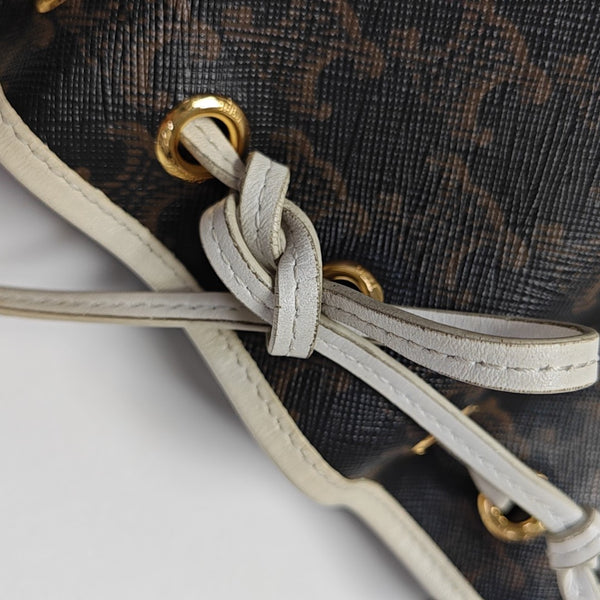 Coated Canvas Small Brown