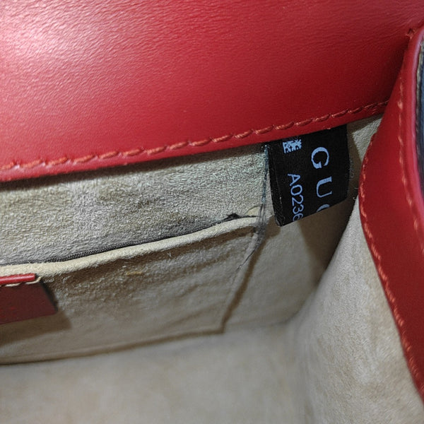 Sylvie Mini Calfskin Red