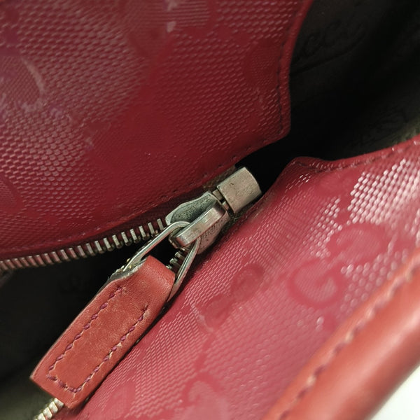 GG Imprime Monogram Coated Canvas Red
