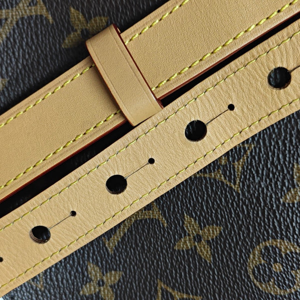 ALL IN BB Monogram Coated Canvas Brown