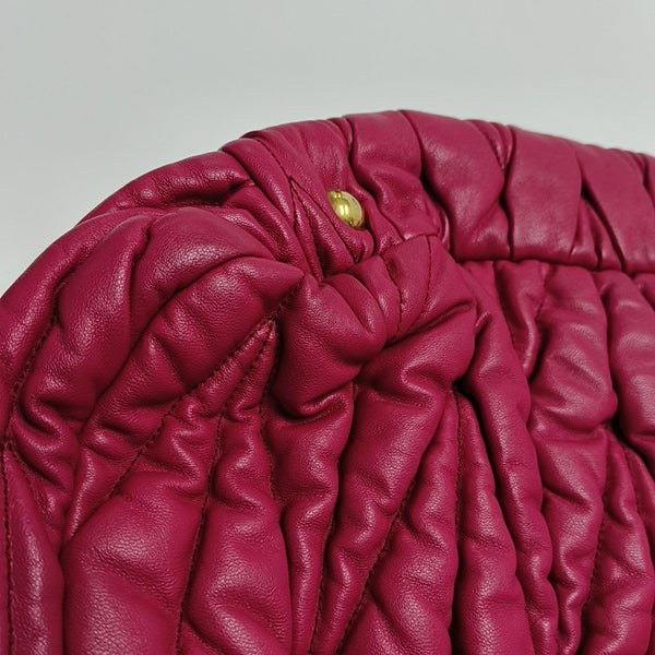Quilted Lambskin Red