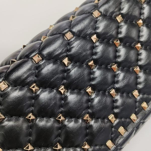 Calfskin Shoulder Bag Black