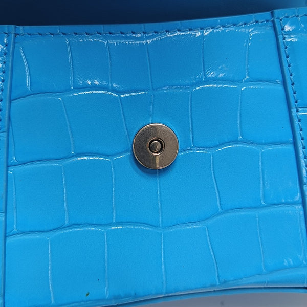 Hourglass Small Calfskin Blue
