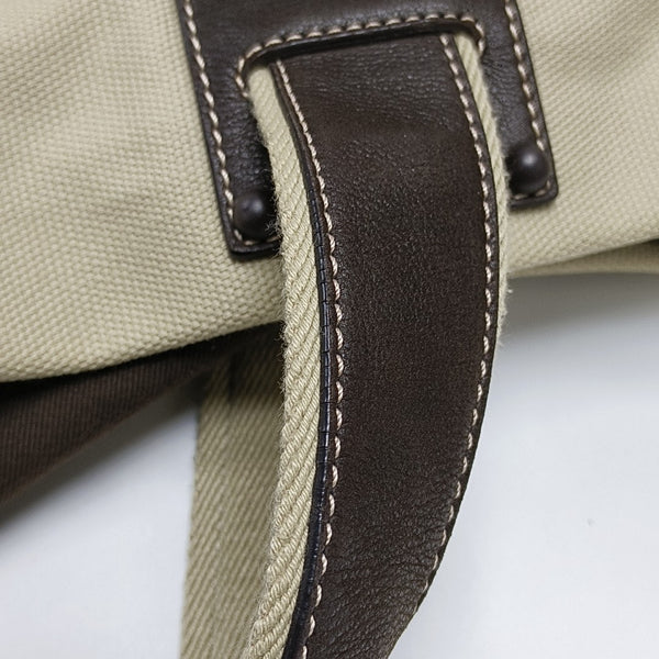 Canvas Shoulder Bag Beige