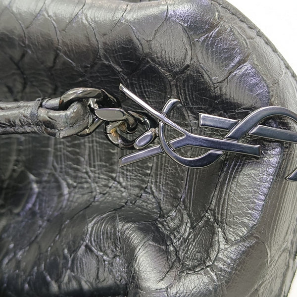 Calfskin Bucket Bag Black