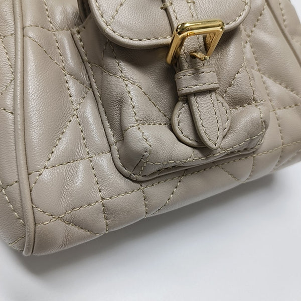 Dior Caro Cannage Lambskin Beige