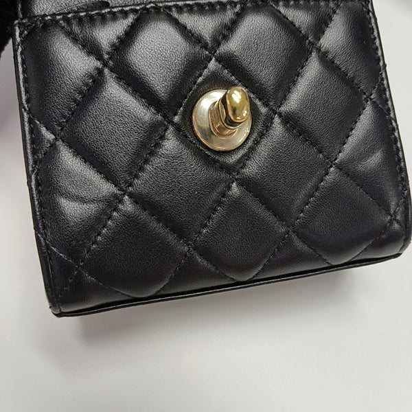 TRENDY CC Quilted Lambskin Black