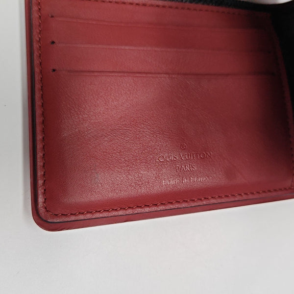 MULTIPLE Damier Graphite Coated Canvas Gray Card Holder