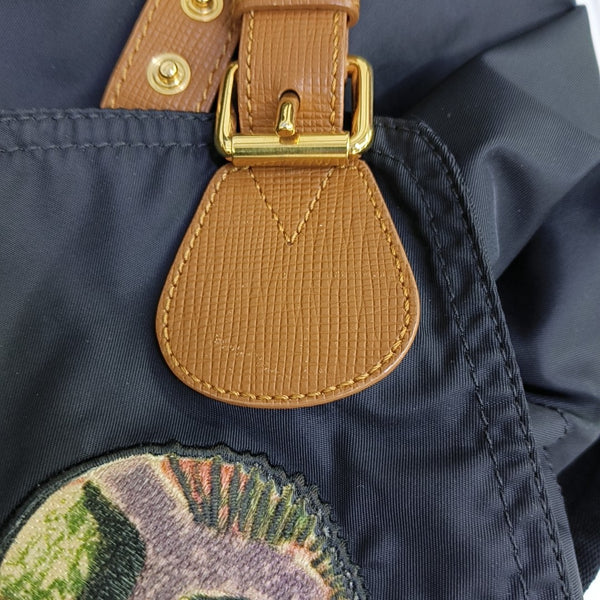 The Rucksack Medium Nylon Black