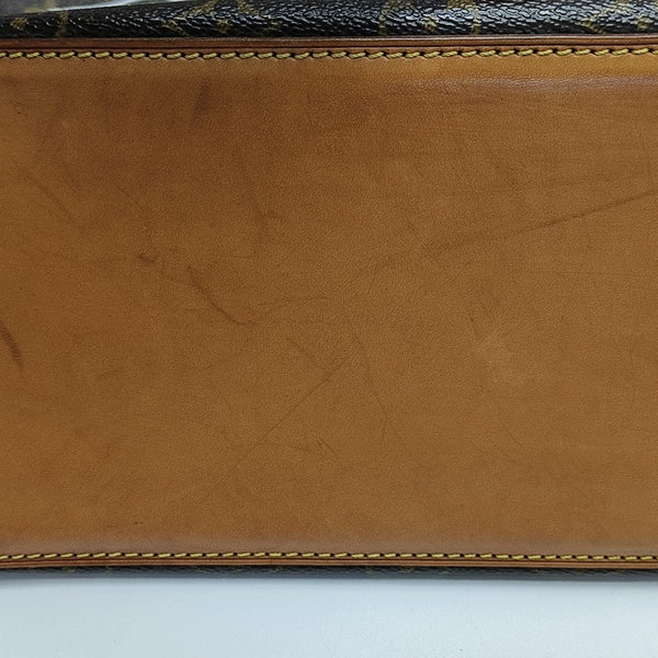 PIANO PM Monogram Coated Canvas Brown