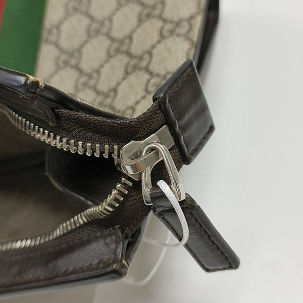 GG Supreme Monogram Coated Canvas Black