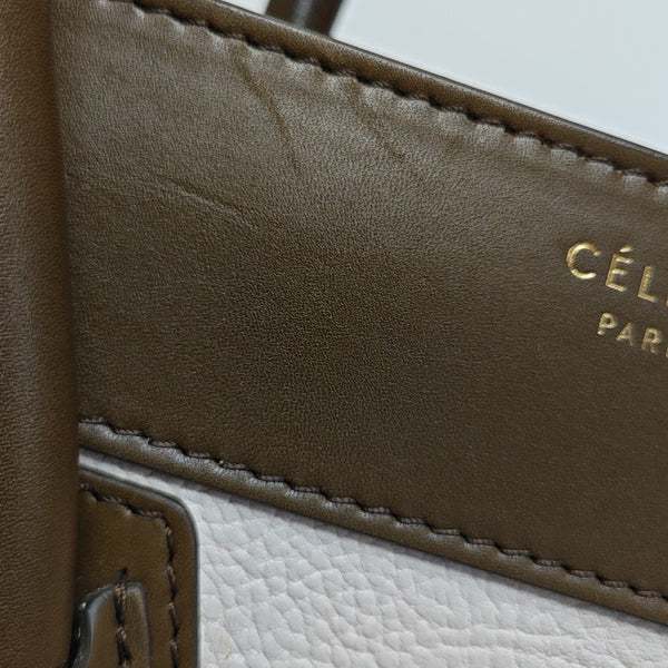 LUGGAGE Mini Calfskin White