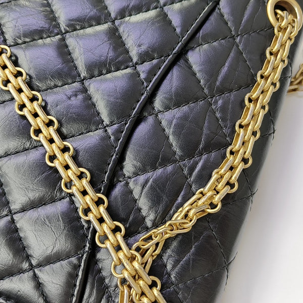 2.55 225 (small) Quilted Calfskin Black