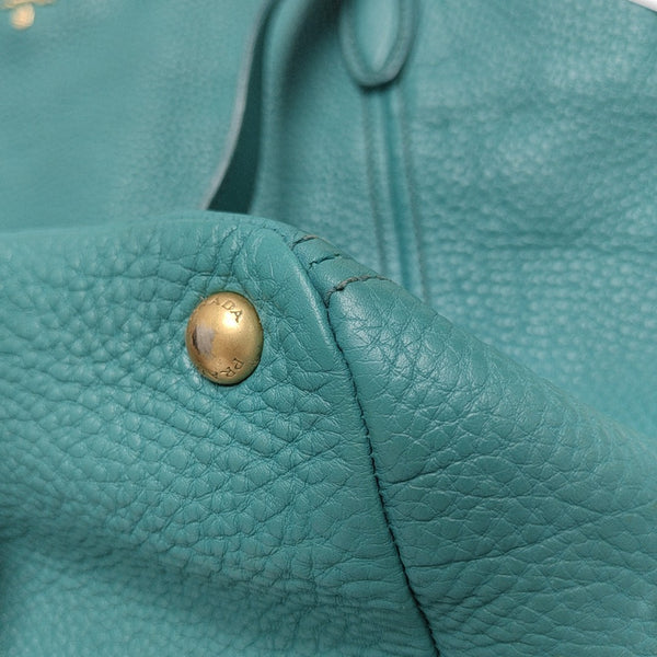 Calfskin Tote Bag Blue