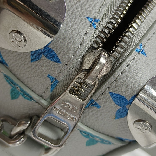 SOFT TRUNK Mini Monogram Coated Canvas White