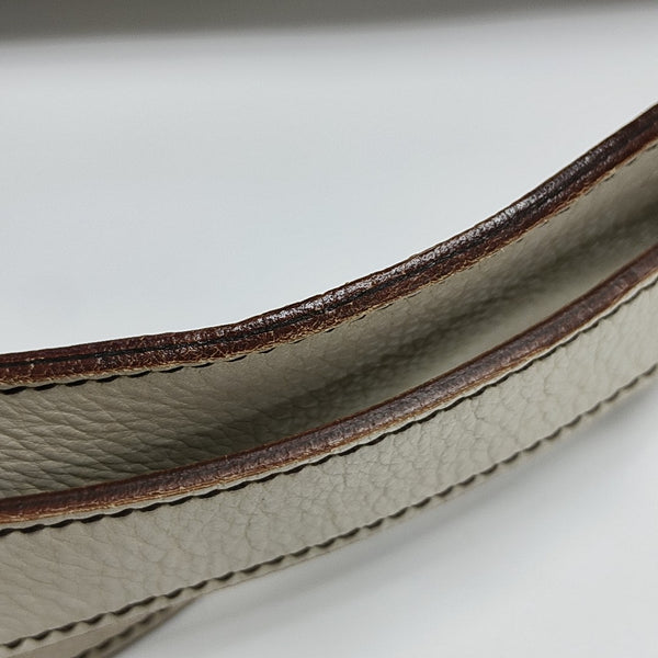 Calfskin Top Handle Bag White