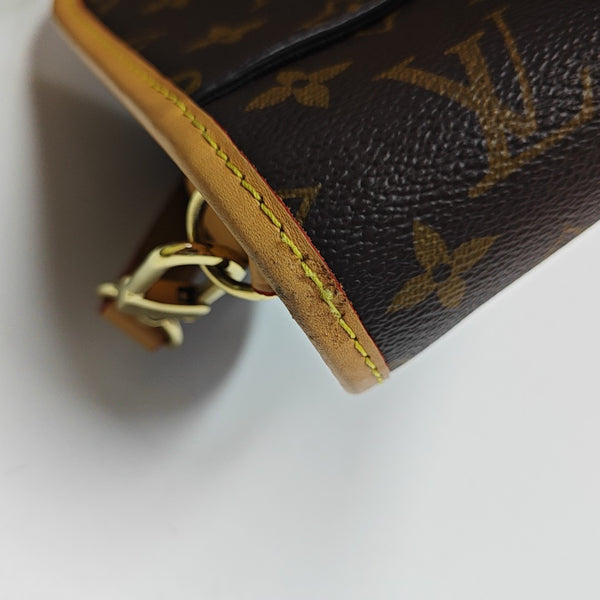 DIANE Monogram Coated Canvas Brown